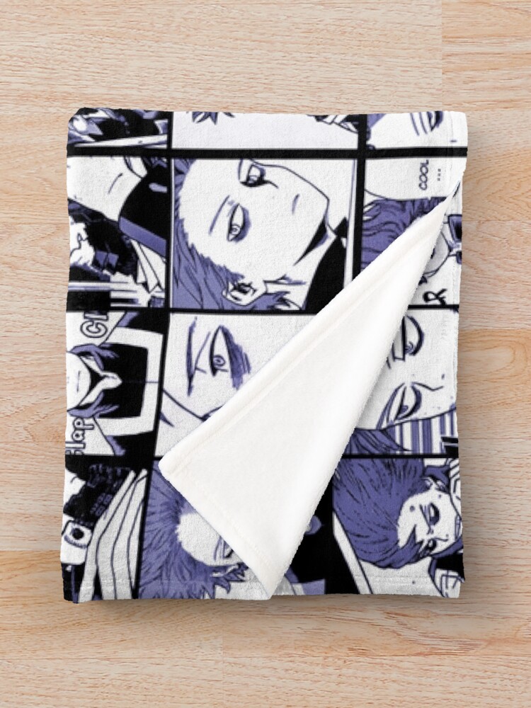 Alternate view of Shinso Collage color version Throw Blanket