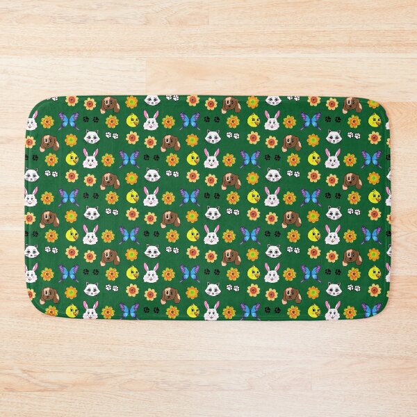 Item preview, Cute Animal Flower Pattern designed and sold by erimedle.