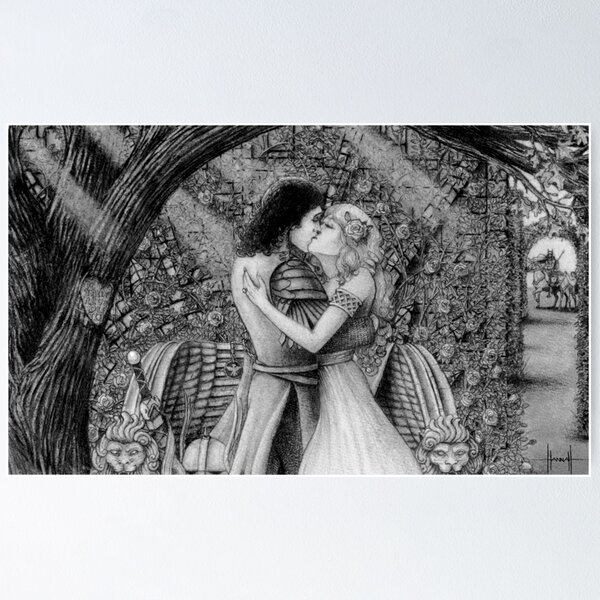 Item preview, Farewell to the Wall of Roses designed and sold by WorkofArtStudio.