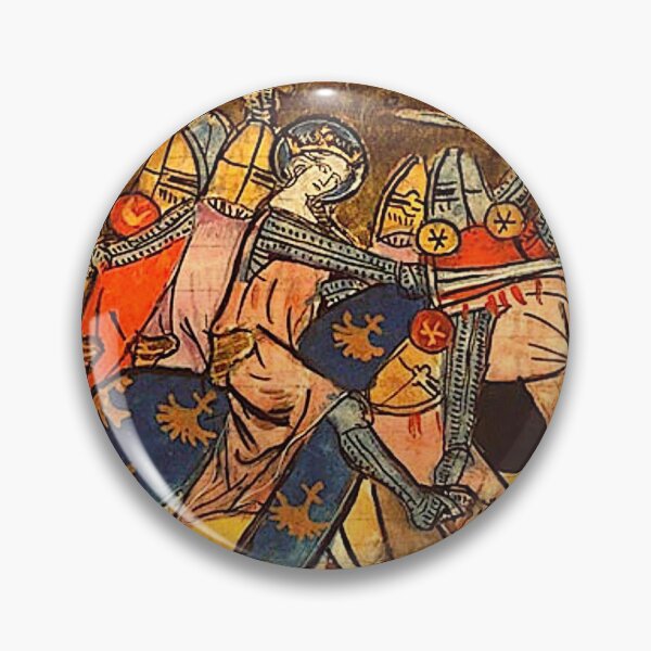Item preview, Medieval Illuminated Manuscript Warrior Queen designed and sold by ThievingNargles.