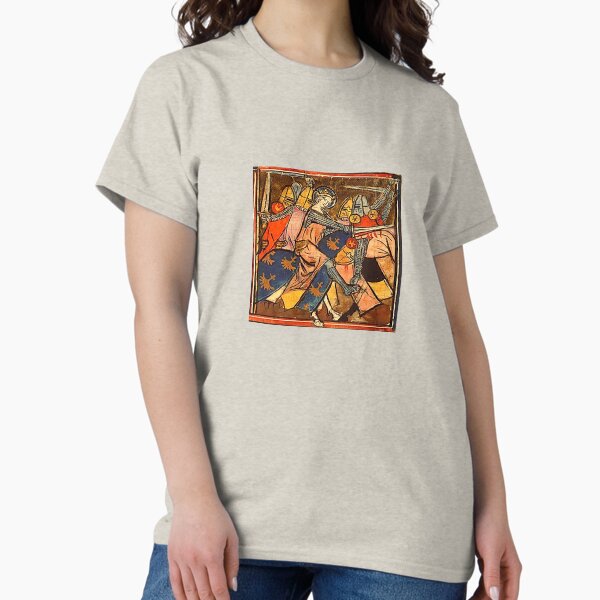 Item preview, Medieval Illuminated Manuscript Warrior Queen designed and sold by ThievingNargles.