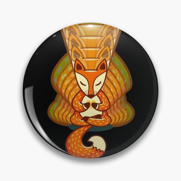 Item preview, Fox Yoga Zen Master designed and sold by SKETCHEAJ.
