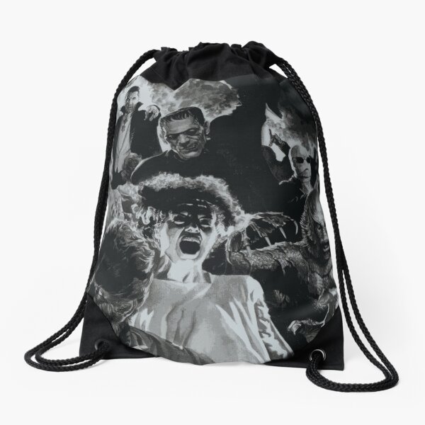 Classic Horror Drawstring Bag