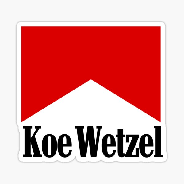 Koe Wetzel Pegatina