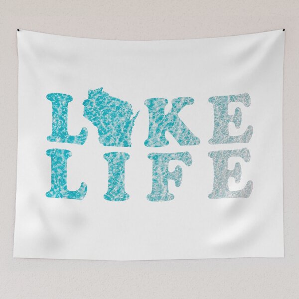 Item preview, Wisconsin Lake Life in the Great Lakes designed and sold by GreatLakesLocal.