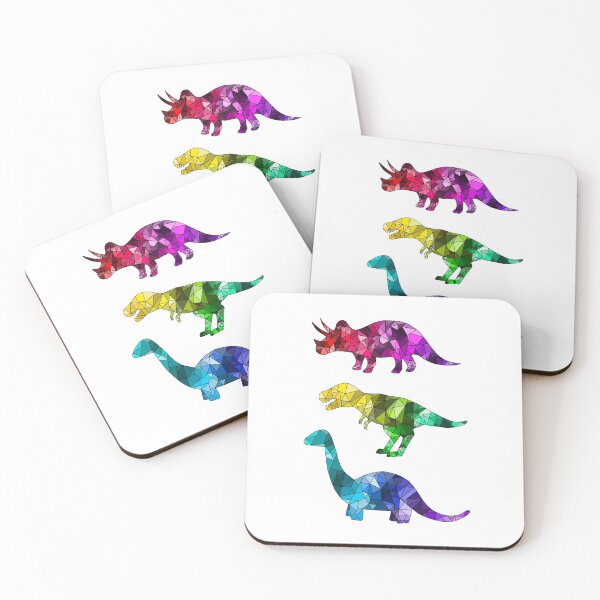 Item preview, Geometric Dino Trio designed and sold by RainyDayArts.