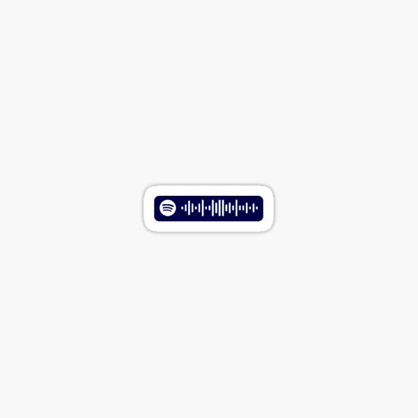 Its been a long long time spotify scan Sticker