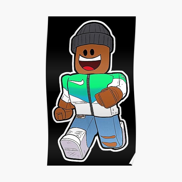 Denis Roblox Posters Redbubble - gaming with kev roblox football how to get free robux with