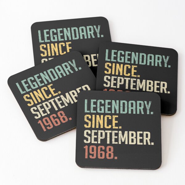 Item preview, Legendary Since September 1968 52nd Birthday Gift 52 Years Old Vintage September 1968 designed and sold by Takatv.
