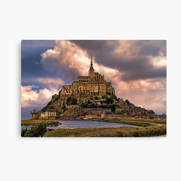 On The Coast Of Normandy Canvas Print