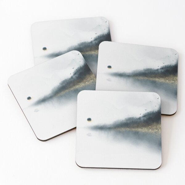 Item preview, Minimalist abstract watercolor designed and sold by PositiveChaos.