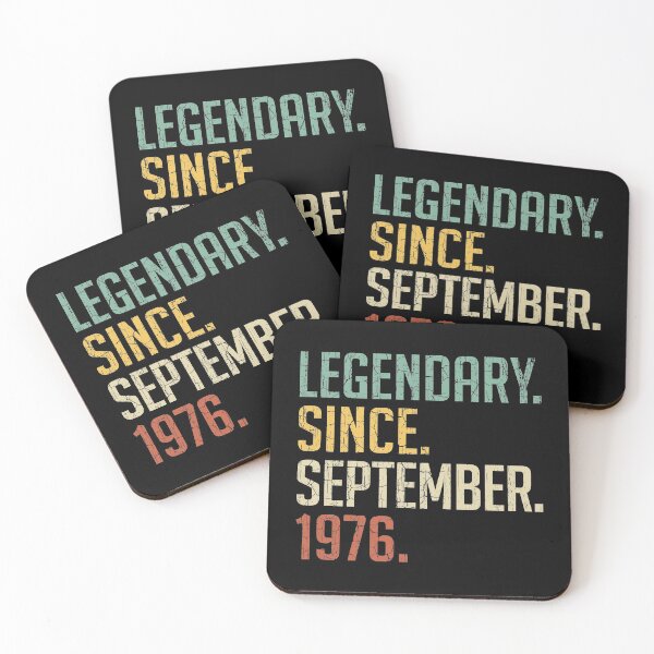 Item preview, Legendary Since September 1976 44th Birthday Gift 44 Years Old Vintage September 1976 designed and sold by Takatv.