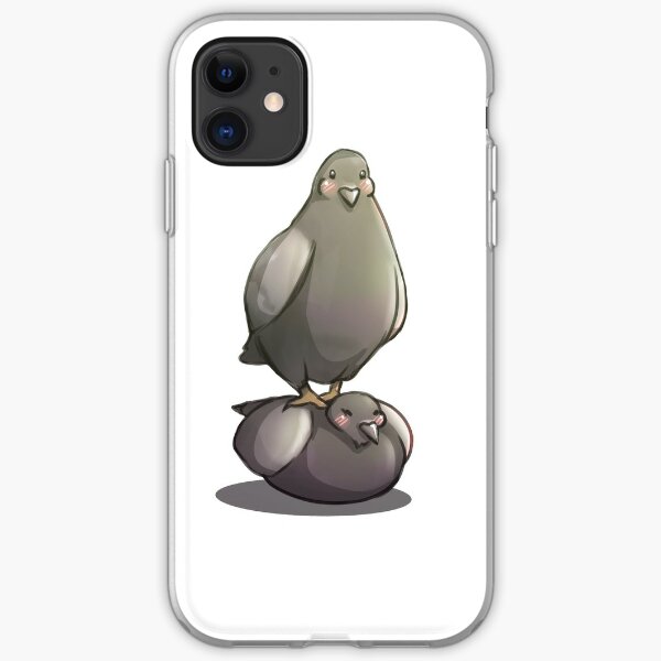 Kawaii Pigeon Iphone Cases Covers Redbubble - pt2 of playing roblox with pigeon