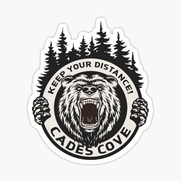 Artikel-Vorschau von Cades Cove Knurrender Bär, designt und verkauft von gotops12.