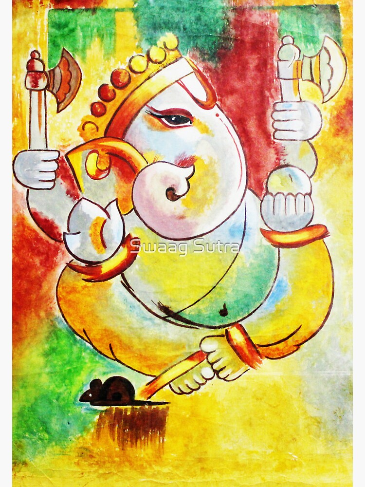 PIXELARTZ Canvas Painting Sri Ganesh Lord Ganesha Paintings Religious Modern  Art Paintings for Home Decor for Drawing Room Bedroom Living Room Canvas  Paintings Without Frame. : Amazon.in: Home & Kitchen