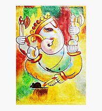 Ganesha painting modern art Ganesha Photographic Print