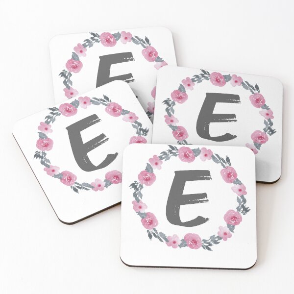 Item preview, Floral Wreath That Starts With The Letter "E" designed and sold by Lifestylenoise.