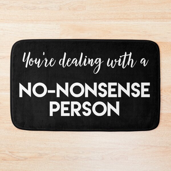Item preview, No nonsense person designed and sold by HappyPrints ⭐⭐⭐⭐⭐.