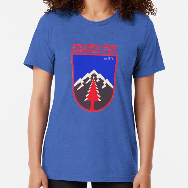 Athletics West Mid 80s Last Logo Tri-blend T-Shirt