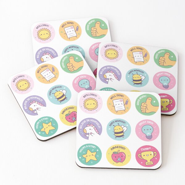 Item preview, Positive Motivational Words Reward Stickers designed and sold by rustydoodle.