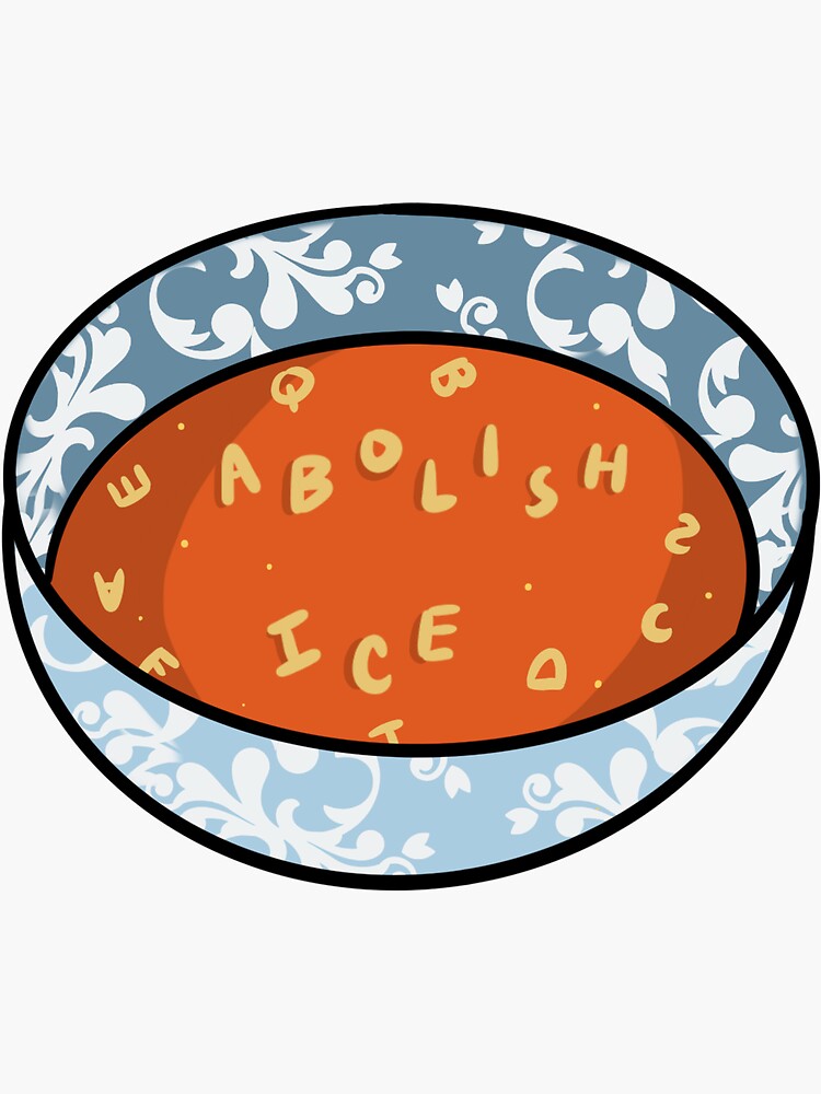 "Abolish ICE" Sticker by annaxsunn Redbubble