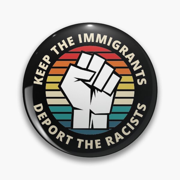 Item preview, Keep The Immigrants Deport The Racists designed and sold by AmpersandCuster.
