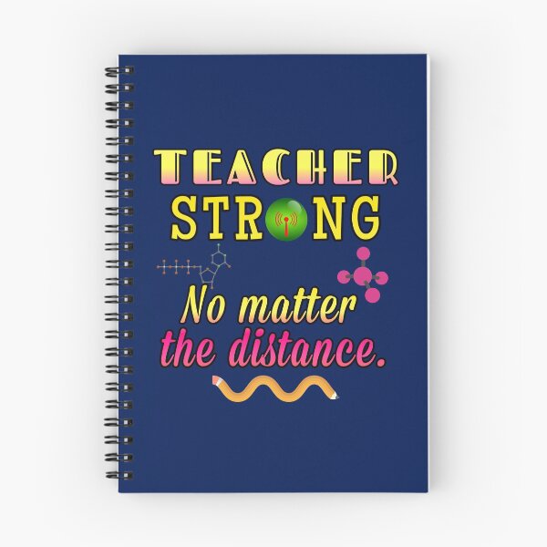 Item preview, Teacher strong No matter the distance designed and sold by Feline Rockstars.