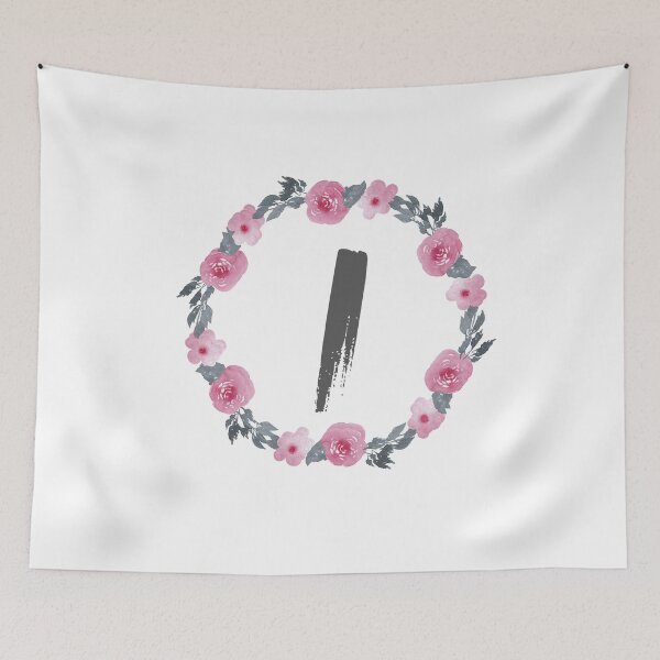 Item preview, Floral Wreath That Starts With The Letter "I" designed and sold by Lifestylenoise.