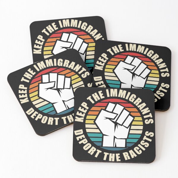 Item preview, Keep The Immigrants Deport The Racists designed and sold by AmpersandCuster.