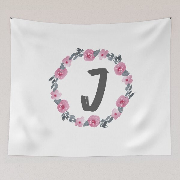 Item preview, Floral Wreath That Starts With The Letter "J" designed and sold by Lifestylenoise.