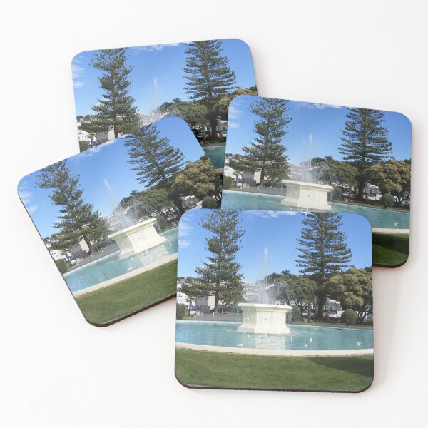 Item preview, Fountain in Napier, East Coast, Art Deco & Tourist Town, North Island, New Zealand designed and sold by Hanlar.
