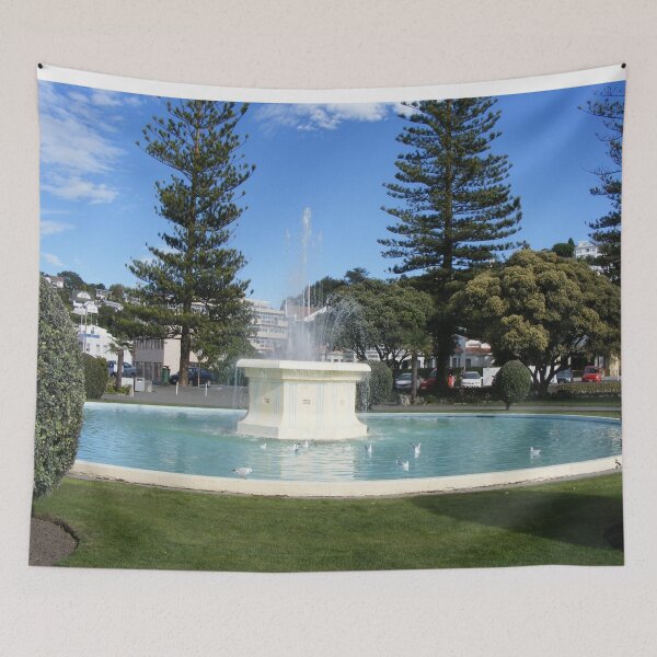 Item preview, Fountain in Napier, East Coast, Art Deco & Tourist Town, North Island, New Zealand designed and sold by Hanlar.