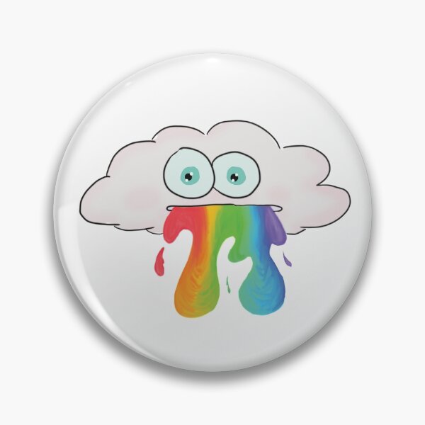 Item preview, Rainbow Puking Cloud designed and sold by CreativeFrankel.