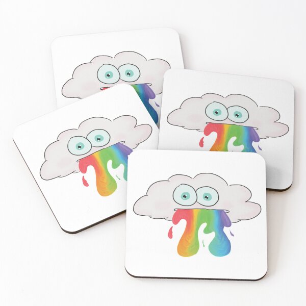 Item preview, Rainbow Puking Cloud designed and sold by CreativeFrankel.