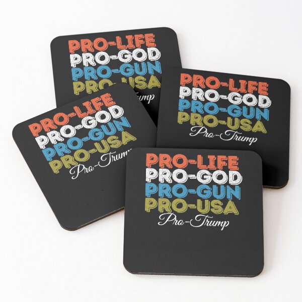 Item preview, Pro-life, Pro-God, Pro-Gun, Pro-USA, Pro-Trump designed and sold by BrighterVibes.