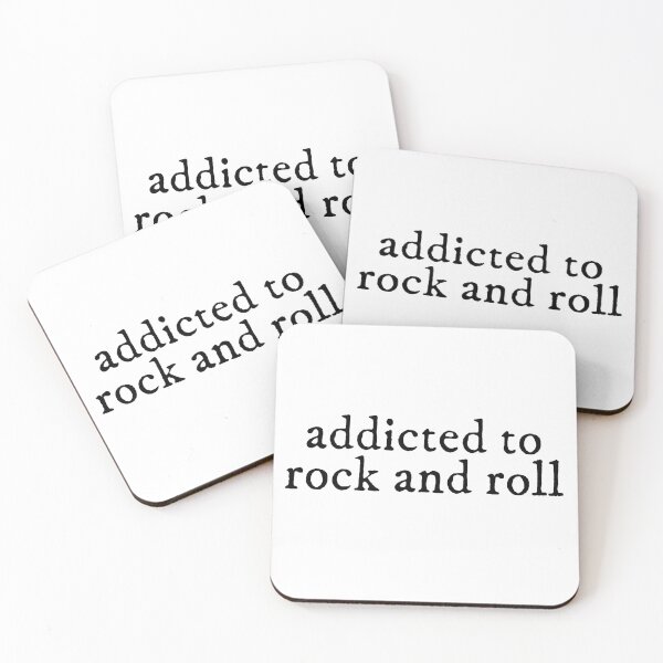 Item preview, "addicted to rock an roll" designed and sold by Feel-GoodPrints.