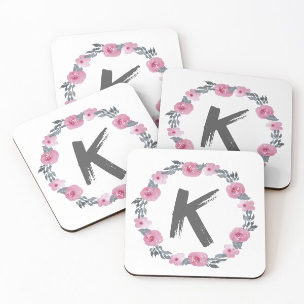 Item preview, Floral Wreath That Starts With The Letter "K" designed and sold by Lifestylenoise.