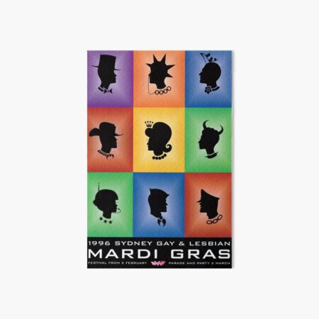 Item preview, 1996 Sydney Gay & Lesbian Mardi Gras Key Art designed and sold by SydneyMardiGras.