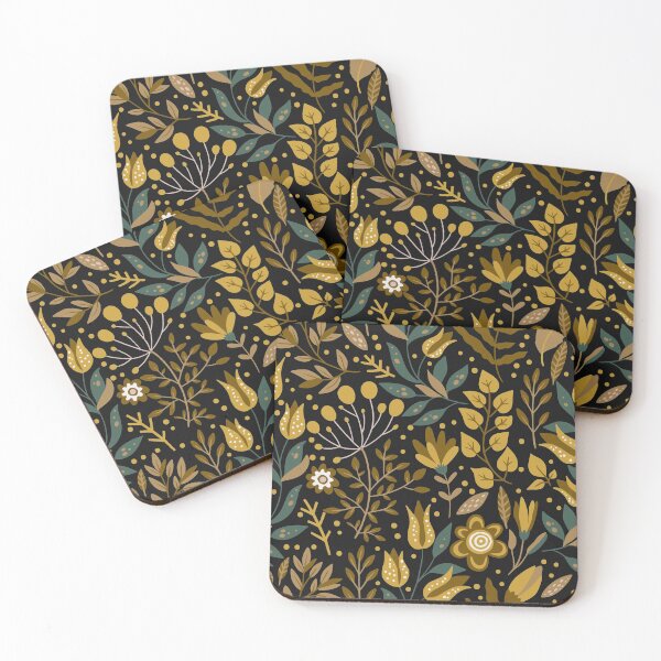 Item preview, Autumn Colored Leaf and Flower Pattern designed and sold by AutumnMoon1.