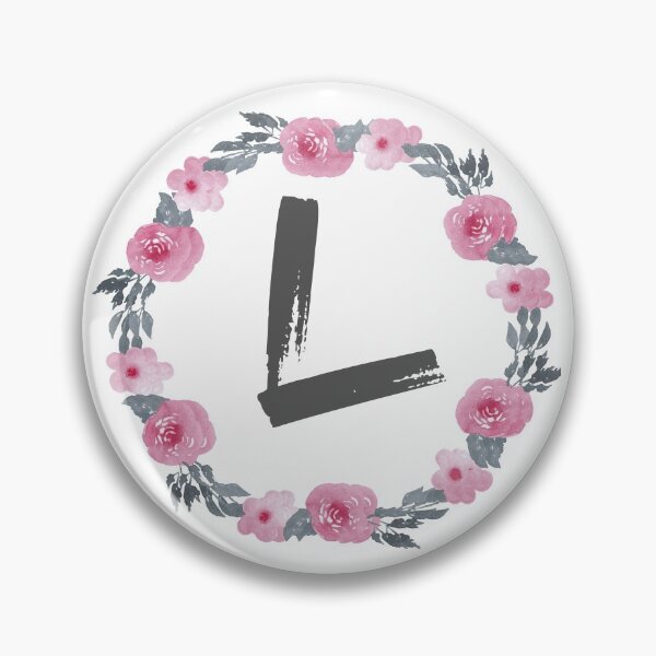Item preview, Floral Wreath That Starts With The Letter "L" designed and sold by Lifestylenoise.