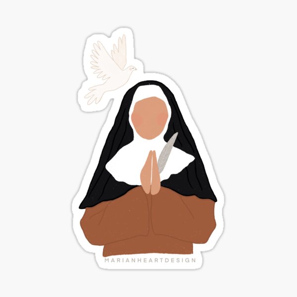 Item preview, St. Teresa of Avila designed and sold by Marian Heart Design.