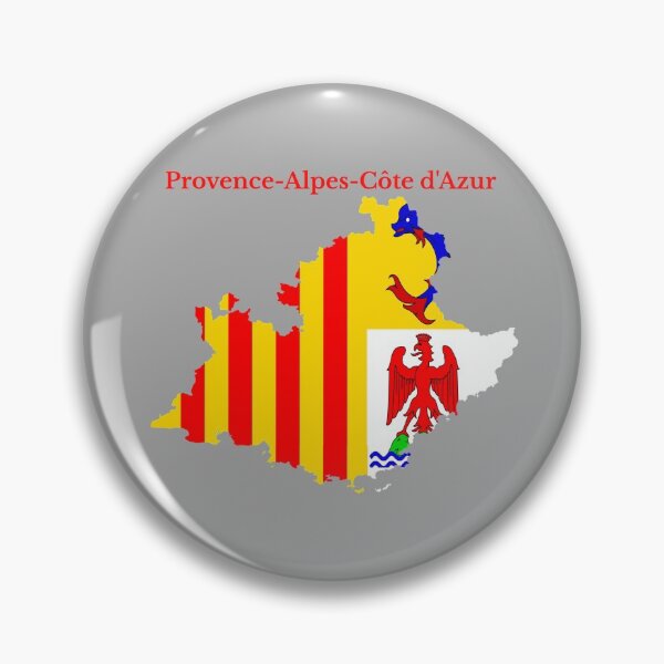 Item preview, Provence-Alpes-Côte d'Azur  Map, France, French Region. designed and sold by marosharaf.