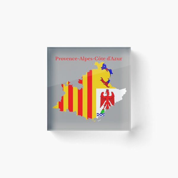 Item preview, Provence-Alpes-Côte d'Azur  Map, France, French Region. designed and sold by marosharaf.