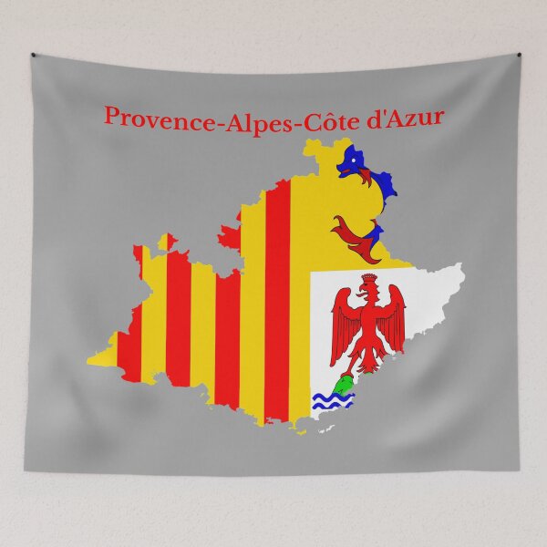 Item preview, Provence-Alpes-Côte d'Azur  Map, France, French Region. designed and sold by marosharaf.