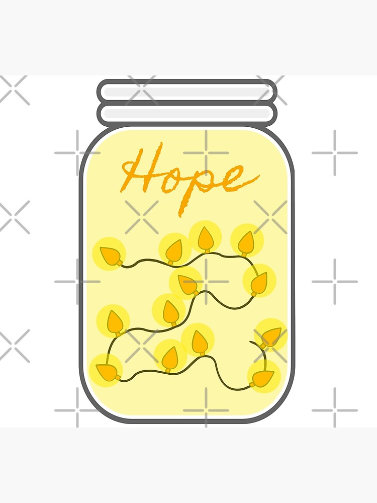 "Hope in a Jar" Poster by moodpixel Redbubble