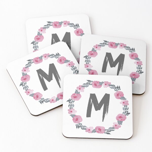 Item preview, Floral Wreath That Starts With The Letter "M" designed and sold by Lifestylenoise.
