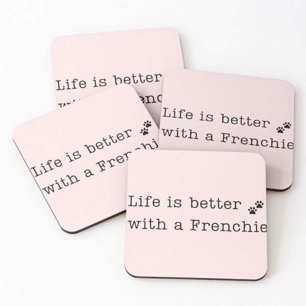 Item preview, Life is Better With a Frenchie, Frenchie Mom Gift designed and sold by FunShirtDesigns.