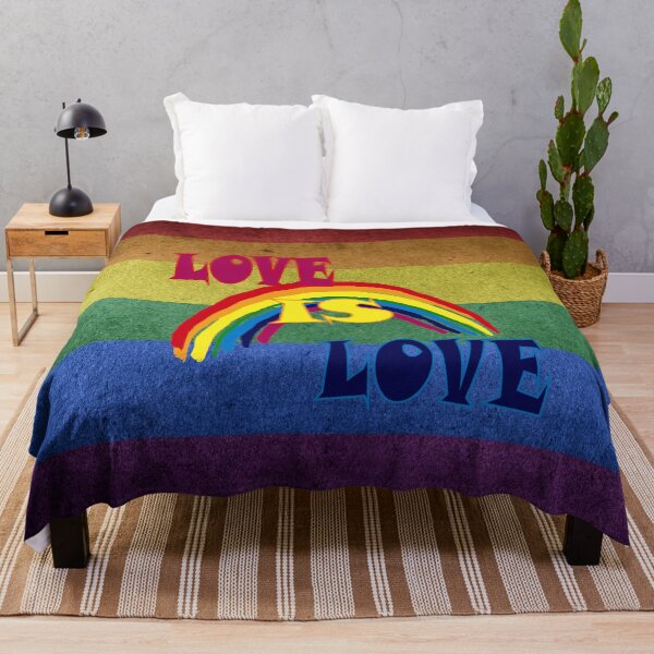 Item preview, Love is Love - LGBT Pride flag design designed and sold by Wildjourne.