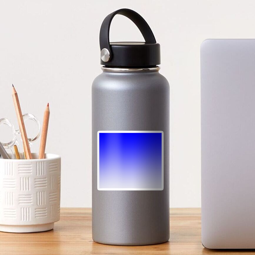 Blue Ombre Sticker