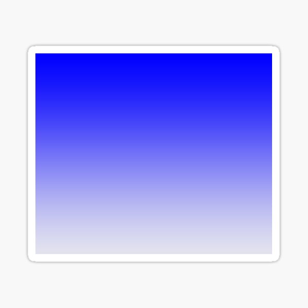 Blue Ombre Sticker